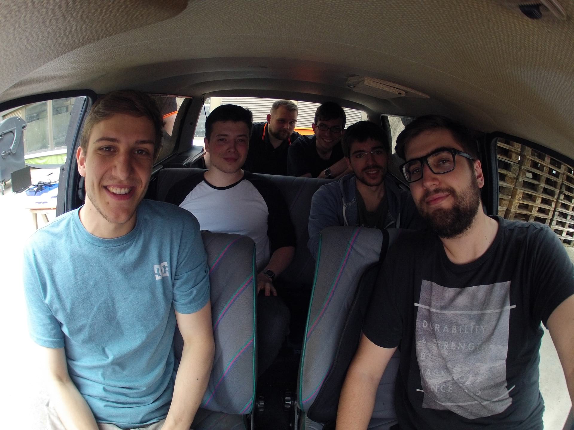 Edgar, Kevin, Armando, Juri, Tom and Maximilian